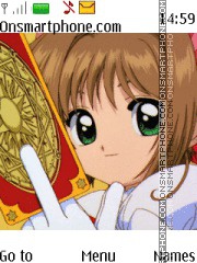 Sakura Card Captor tema screenshot