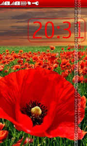 Capture d'écran Poppies Field thème