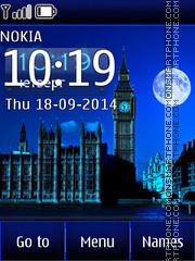 Night London theme screenshot