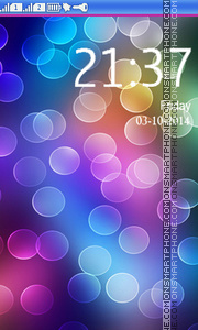 Colorful Circles tema screenshot