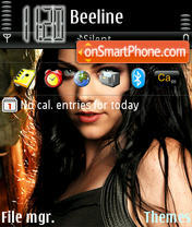 Capture d'écran Evanescence 01 thème