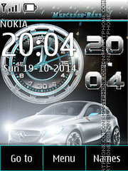 Mercedes tema screenshot