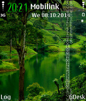 Nice landscape tema screenshot