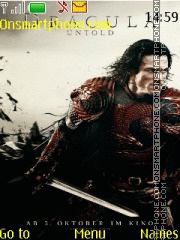 Dracula Untold theme screenshot