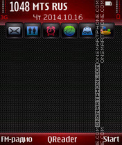 Red-Inert tema screenshot