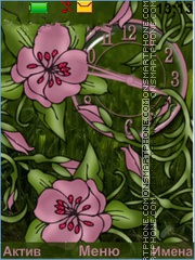 Flowers tema screenshot