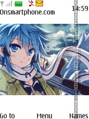 Sword Art Online Sinon Theme-Screenshot