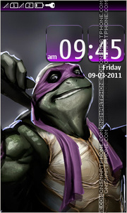 Скриншот темы Teenage Mutant Ninja Turtles