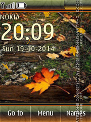 Autumn leaf 06 tema screenshot