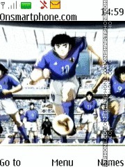 Capture d'écran Captain Tsubasa thème