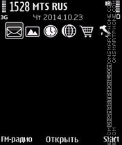 Black-Express tema screenshot