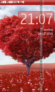 Love Tree tema screenshot