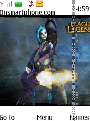 Скриншот темы League of Legends Jinx