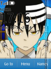 Soul Eater Death the Kid theme screenshot