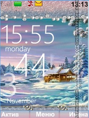 Winter Landscape tema screenshot