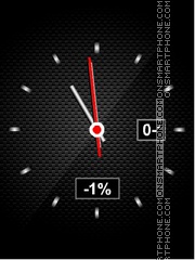 Black Clock theme screenshot