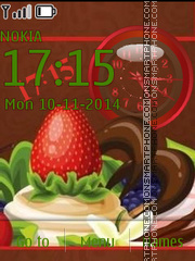 Dessert tema screenshot