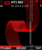 Capture d'écran Red-Tape thème