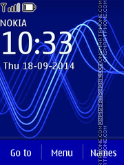 Blue Wave 07 theme screenshot