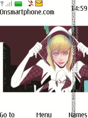 Скриншот темы Gwen Stacy Spiderman