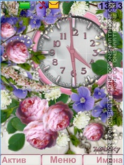 Flowers tema screenshot