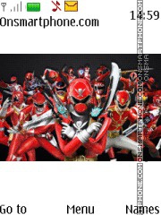 Power Rangers tema screenshot