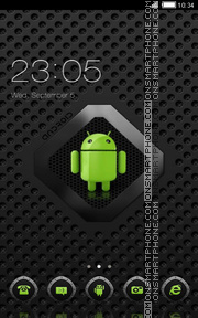 Android Logo es el tema de pantalla