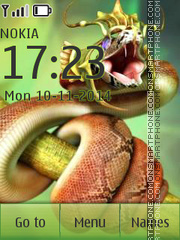 Snake HD Theme tema screenshot