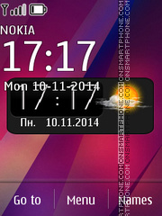 Lilac Flash tema screenshot