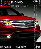 Capture d'écran Ford Explorer thème