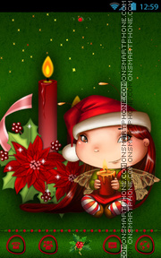 Merry Christmas tema screenshot