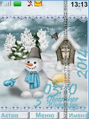 Snowman tema screenshot