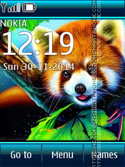 Red panda es el tema de pantalla