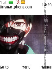 Скриншот темы Tokyo Ghoul Kaneki