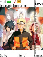 Capture d'écran Naruto Sannin thème