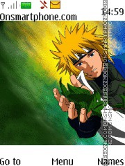 Capture d'écran Naruto Minato thème