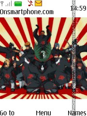 Akatsuki Naruto es el tema de pantalla