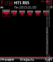 Red-Adjust tema screenshot
