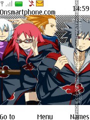 Naruto Team Taka Akatsuki tema screenshot