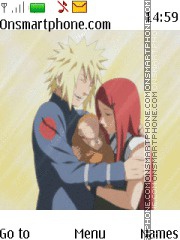 Naruto Minato Kushina theme screenshot