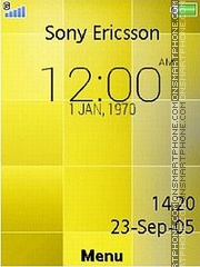 Eloy clock tema screenshot