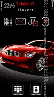 Infiniti Car tema screenshot