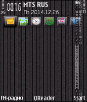 Cover Grey tema screenshot