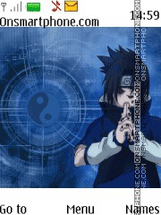 Sasuke Uchiha Naruto theme screenshot