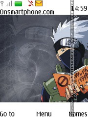 Kakashi Hatake Naruto es el tema de pantalla