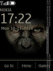 Planet of Apes tema screenshot