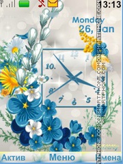 Flowers tema screenshot