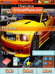 Mustang Gtr theme screenshot