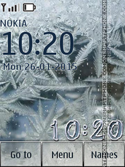 Capture d'écran Cold Winter thème