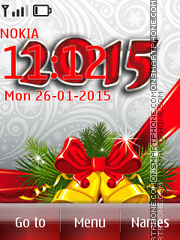 2015 New Year 01 es el tema de pantalla